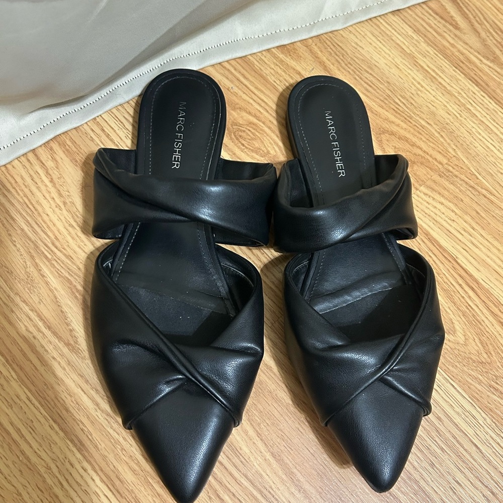 Marc Fisher Women's Black Slip-On Shoes